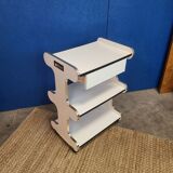 Vintage trolley on wheels