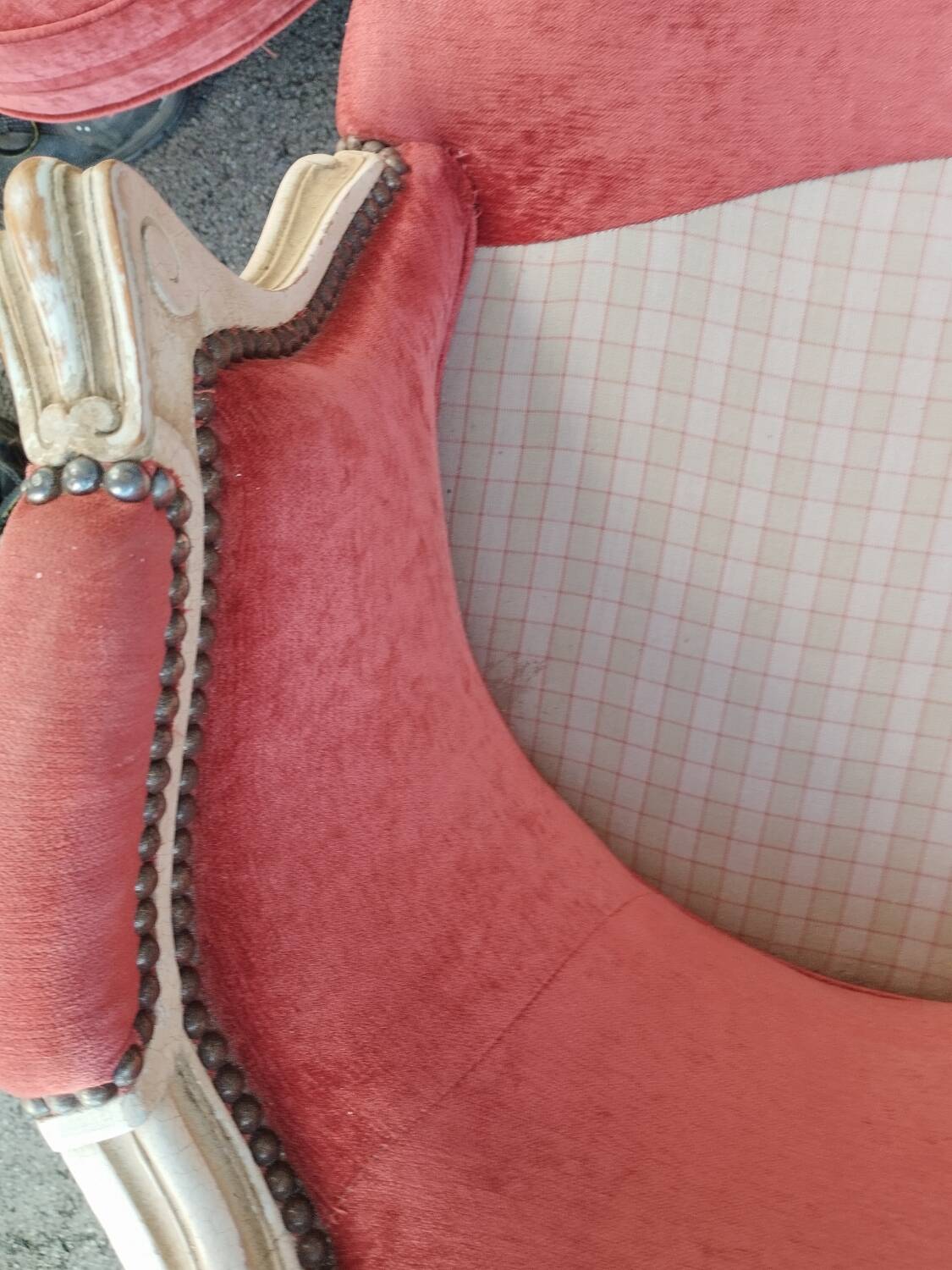 Pair of old Louis XV style armchairs