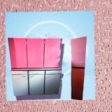 Furniture low, high, column in formica two-tone