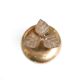 Brass apple-shaped box, 70s