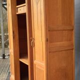 Library cabinet Art Deco columns with godrons