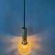 Mid-Century Crystal Glass Pendant