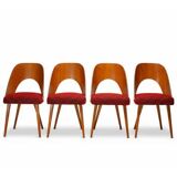 Antonín Šuman dining chairs, Tatra Nábytok, Czechoslovakia 1960s