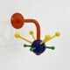 Mina multicoloured wall coat rack by Ikea, 1990