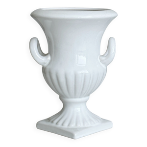 Cache-pot, vase blanc