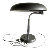 Authentic metal long neck grey lamp