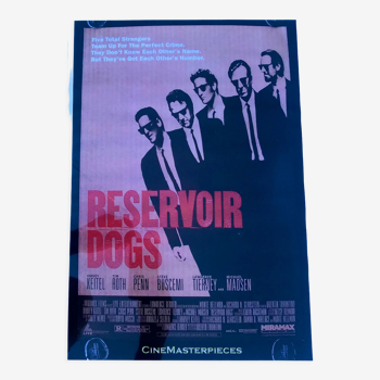 Reservoir Dogs (1992) Affiche de film de cinéma rétro