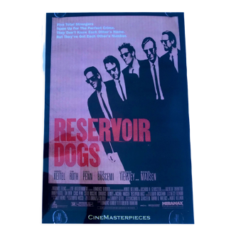 Reservoir Dogs (1992) Affiche de film de cinéma rétro