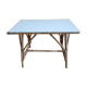 Table basse vintage en rotin