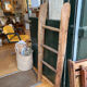 Raw wood ladder