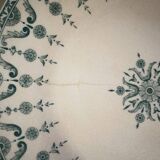 Set of 3 green Gien plates, Floretin model