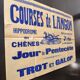Affiche "Courses de Langon" années 1930