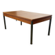 Scandinavian Teak Table Rise / Fall Vintage 1960
