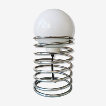 Lampe de table vintage en spirale 1970