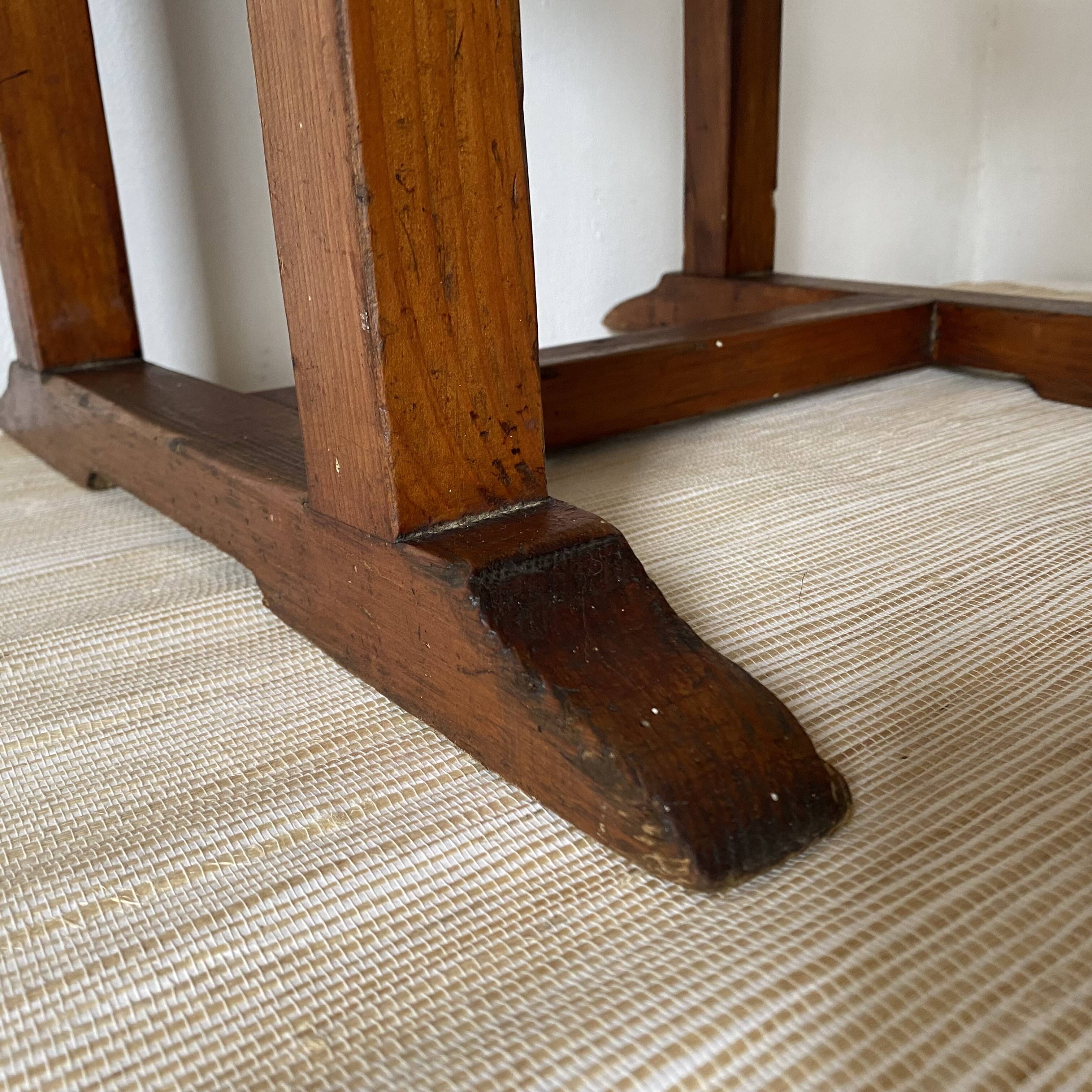 Slatted wooden chair, minimalist