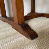 Slatted wooden chair, minimalist