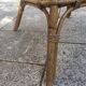 Fauteuil en rotin corbeille