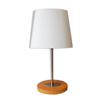 Lamp with 80s plastic lampshade