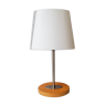 Lamp with 80s plastic lampshade