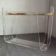 Vintage Roche Bobois plexiglass magazine door