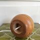 Lampe boule en bois vintage