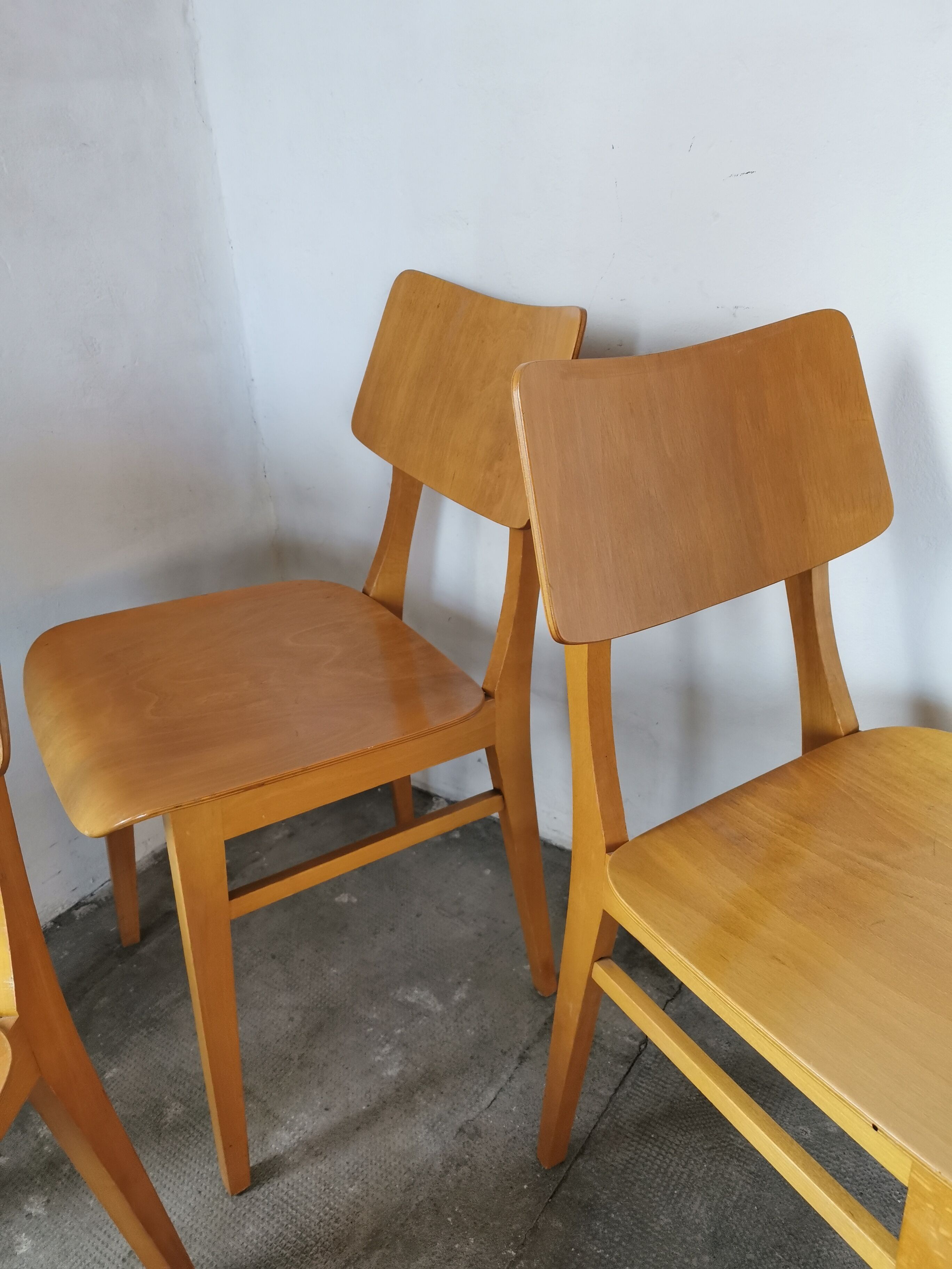 Set of 6 chairs from the 60s