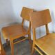 Set of 6 chairs from the 60s