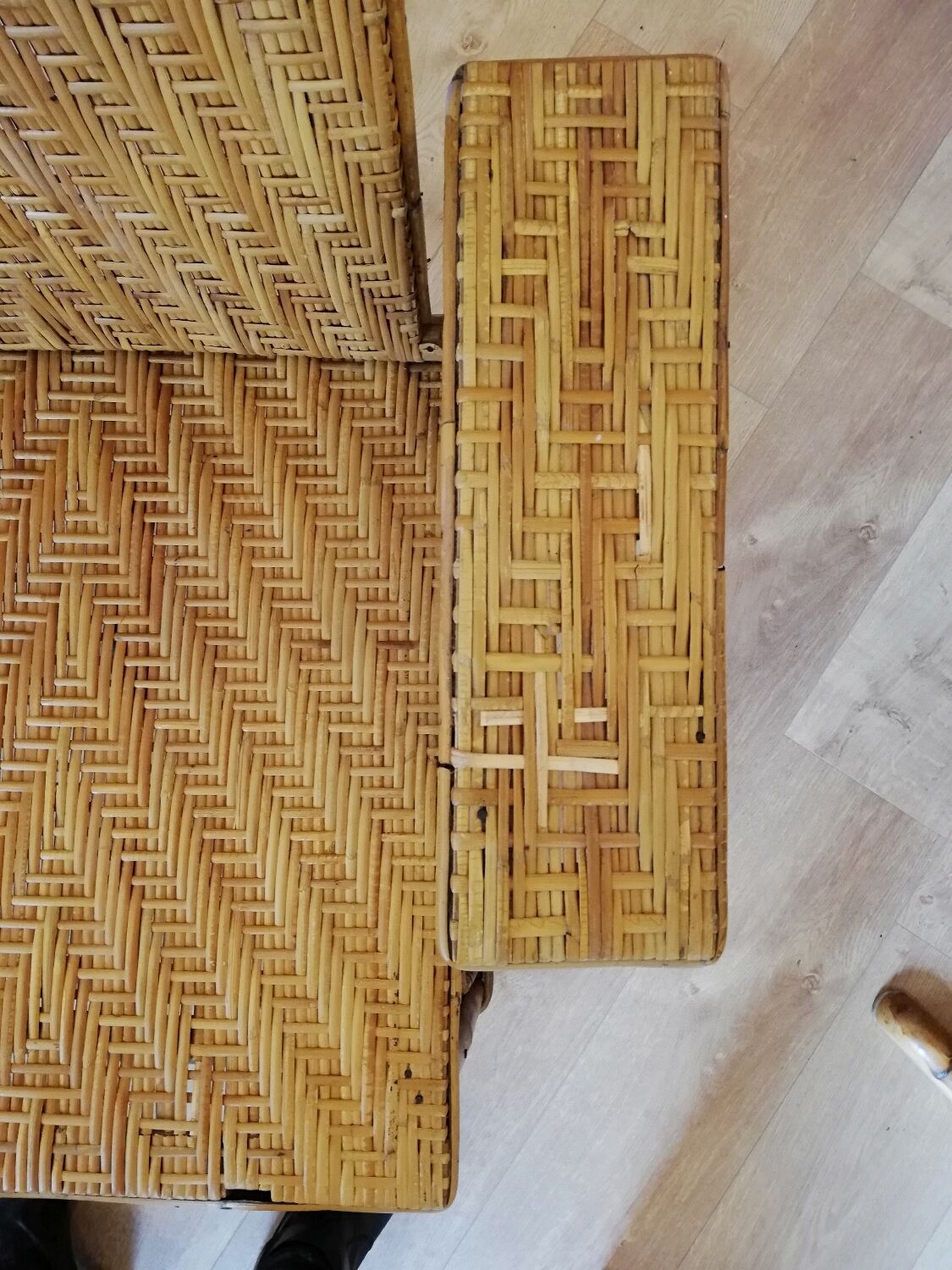 Rattan lounge chair 1920