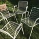 Lot of 4 chairs Emu vintage garden 1960-80's