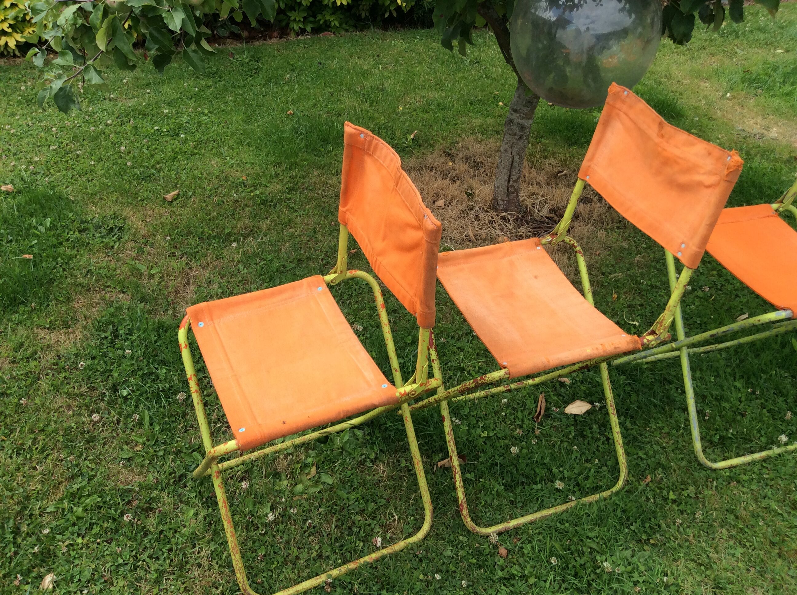 4 fauteuils de camping