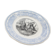 Plate "time is money" vintage digoin