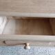 Renovated raw bedside table with 3 drawers
