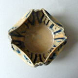 Void signed pocket méténier, enamelled stoneware, period art deco