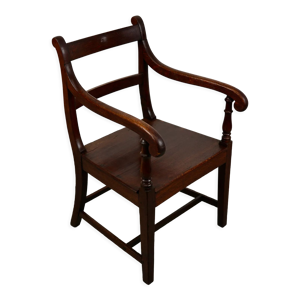 Fauteuil en chêne anglais 18ème