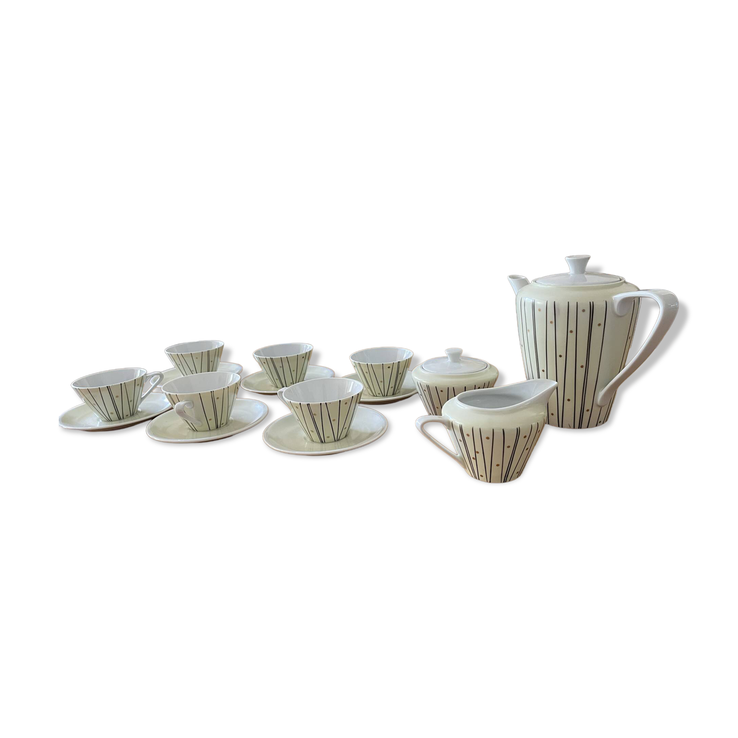 **Vintage Reichenbach coffee service – 15 pieces – 1950s/60s**