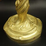 Paire de bougeoirs, style Louis XV, du XIXe