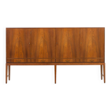 Rosewood highboard by Severin Hansen, Denmark, 1960s