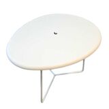 Fermob White Metal Coffee Table - Cocotte Model