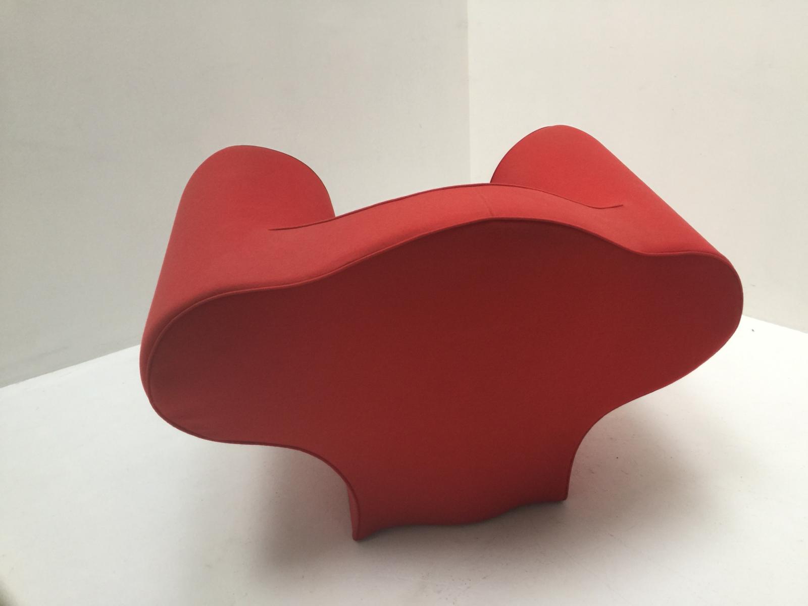 Vintage Red Chair by Ron Arad for Moroso 1991