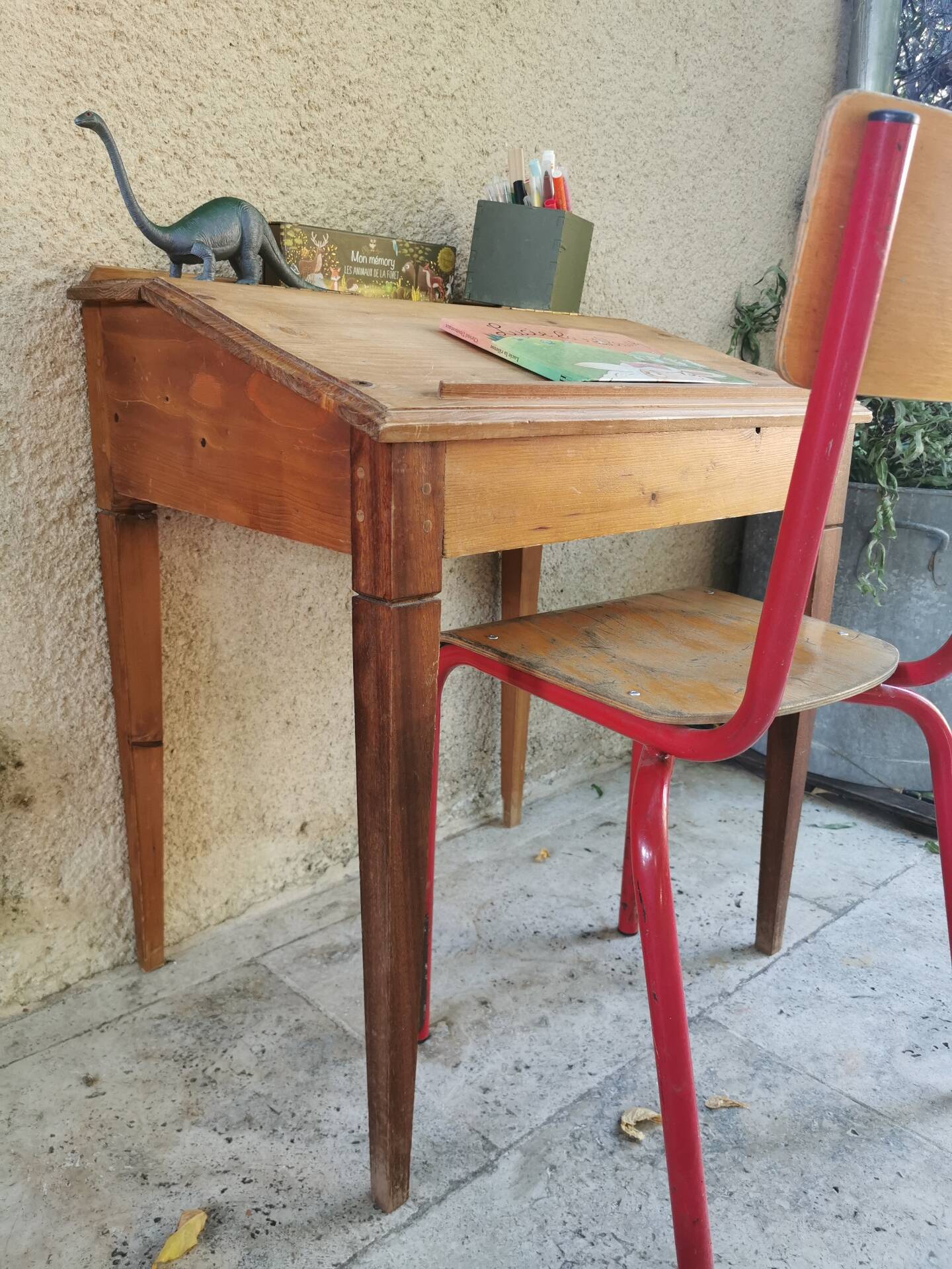 Wooden desk
