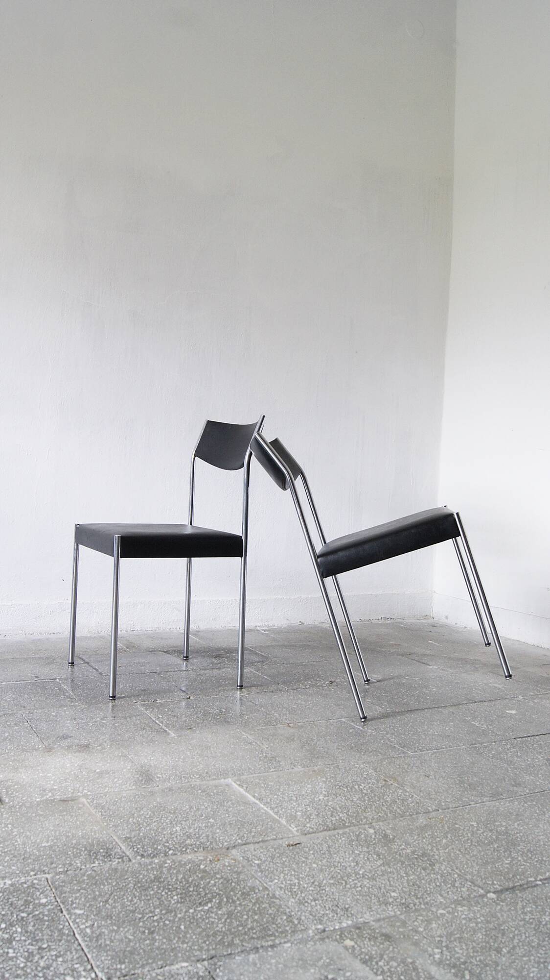 Side Chairs by Edlef Bandixen for Dietiker, Switzerland, Set of 2