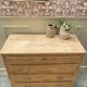 Large renovated antique chest of drawers