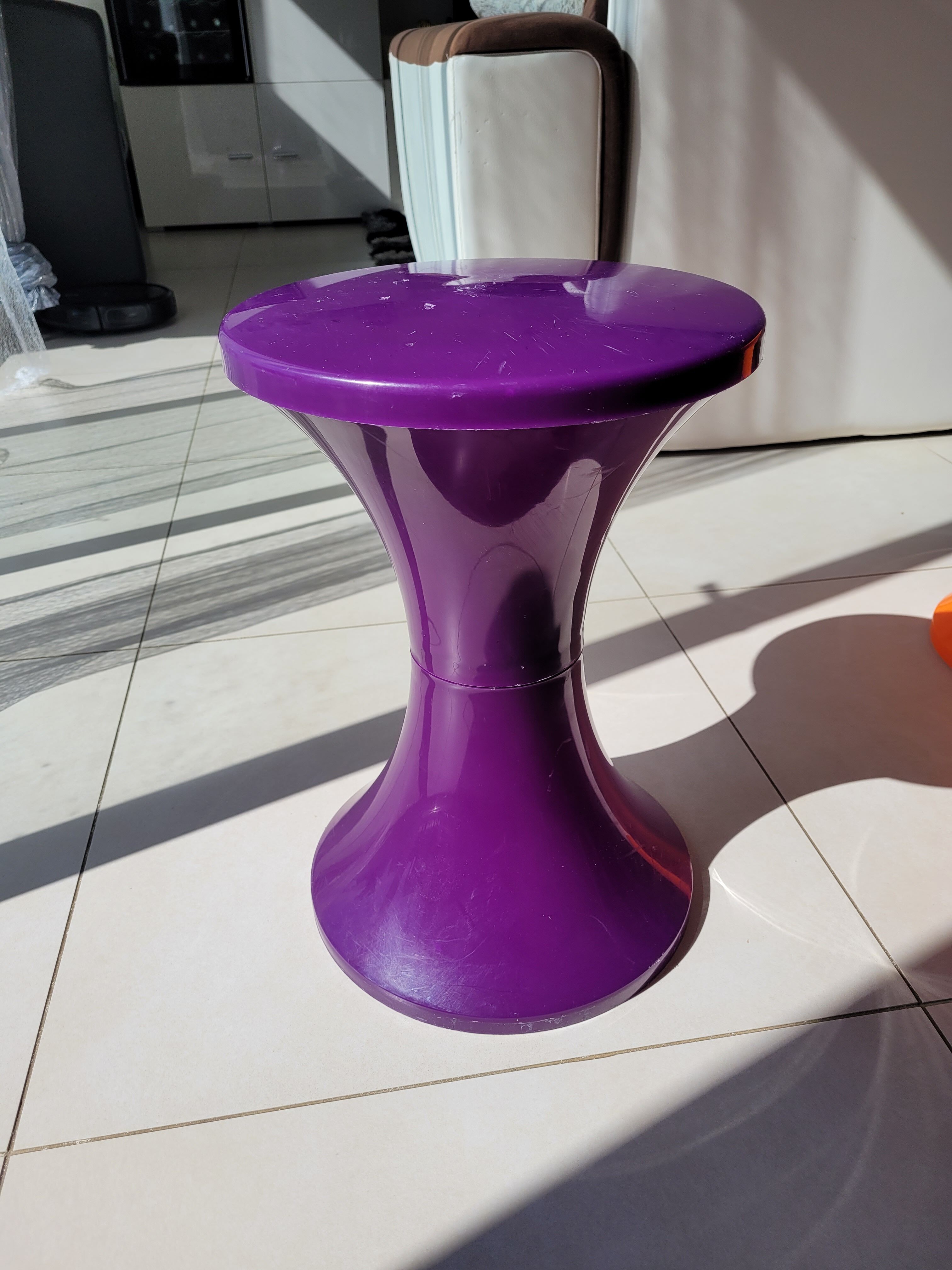 Purple Tam Tam Stool