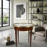 Louis XVI style bouillotte table in mahogany