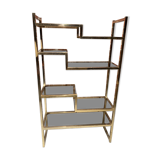 Gold metal shelf