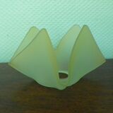 2 wall lights, opaline lampshade 1960/1970
