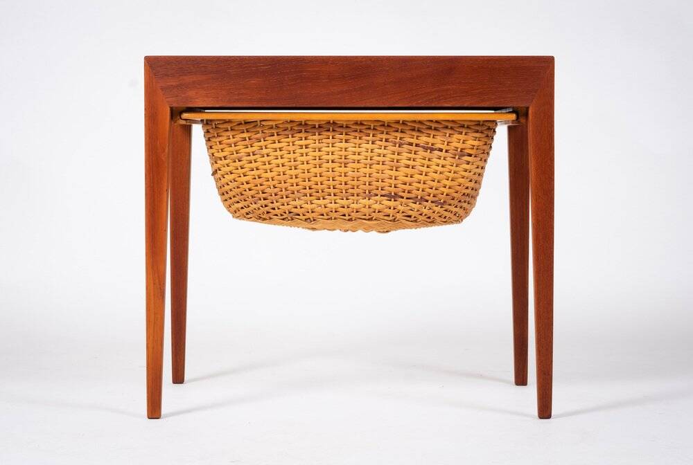 Teak Side Table by Severin Hansen for Haslev, 1950s
