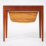 Teak Side Table by Severin Hansen for Haslev, 1950s
