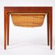 Table d'Appoint en Teck par Severin Hansen pour Haslev, 1950s