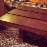 Solid teak coffee bass table